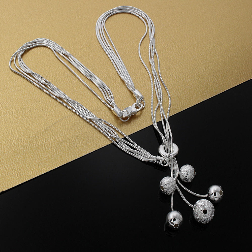 Small Tai Dangling Beads Sand Light Necklaces