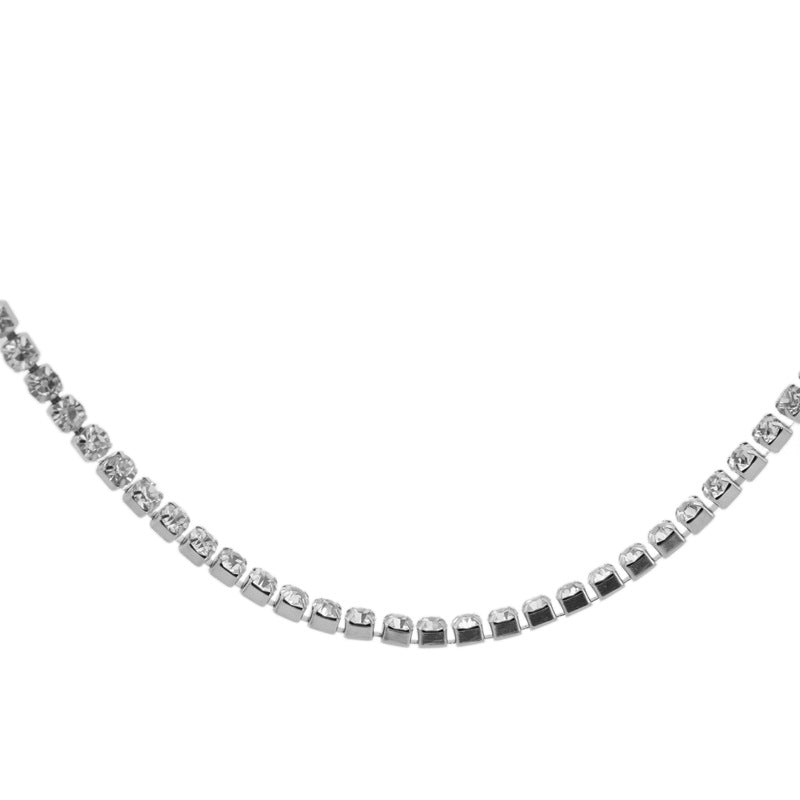 Women's & Men's Classic Personalized Minority Trendy Universal Twin Titanium Steel Clavicle Bracelets