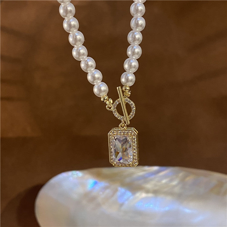 Colliers de clavicule chinois perlés à boucle de haute qualité pour femmes