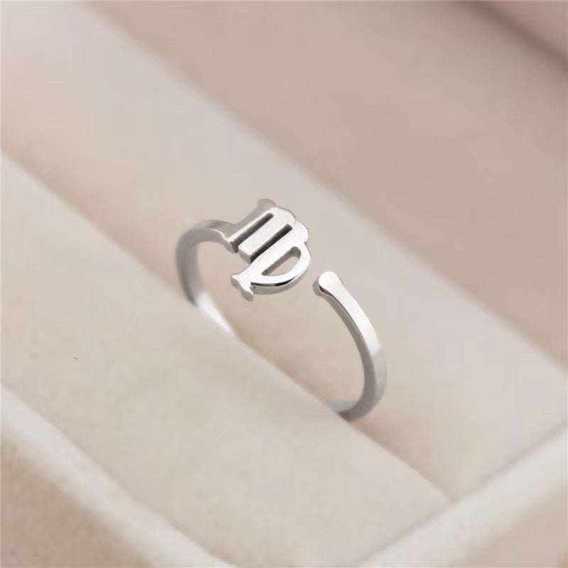 Korean Style Minimalist Creative Twee Constellation Open Rings