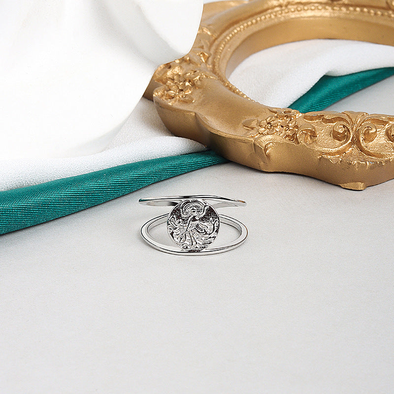 Korean Style Gold Simple French Joker Rings