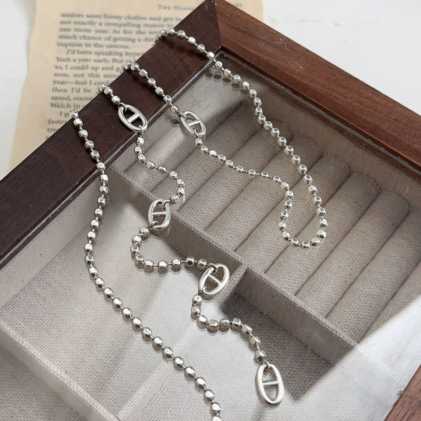 Women's Nose Turtleneck Sweater Chain More Than Long Necklaces