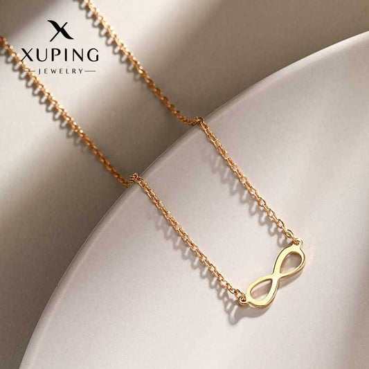 Colliers de clavicule de vent froid de conception éternelle de symbole d'amour infini