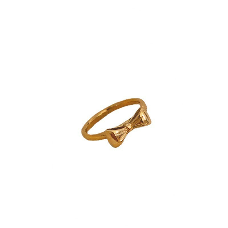 Women's Simple Design Fashion Titanium Steel No Fading Index Rings