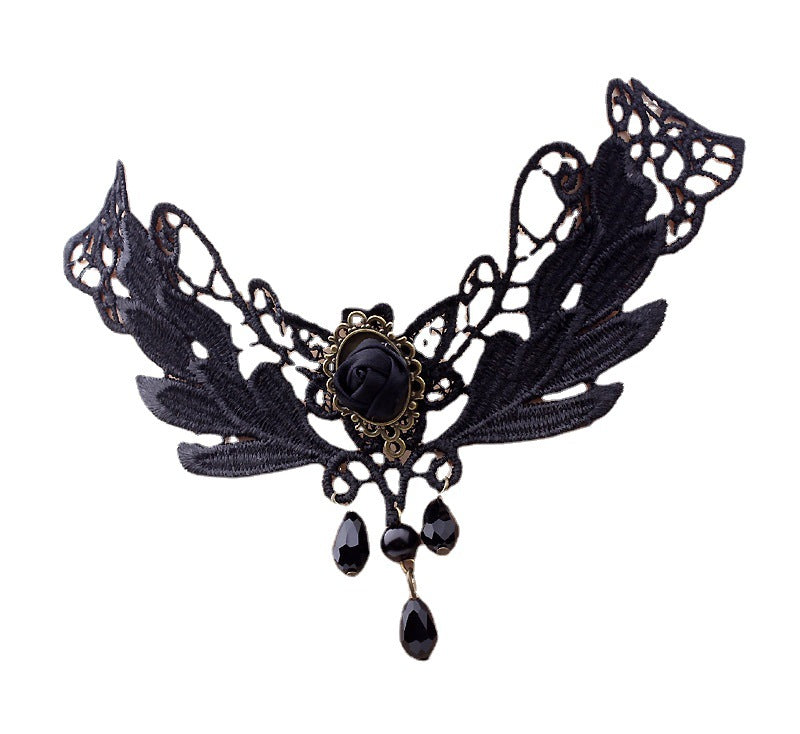 Fashion Female Lace Short Halloween Accessories Necklaces