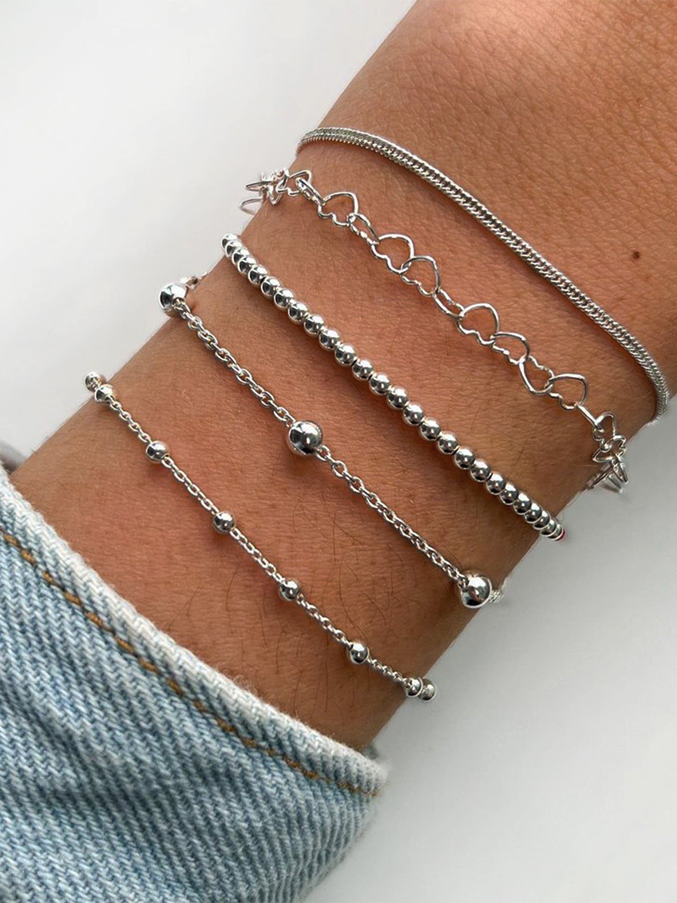 Popular Suit Combination Various Handmade Copper Bracelets