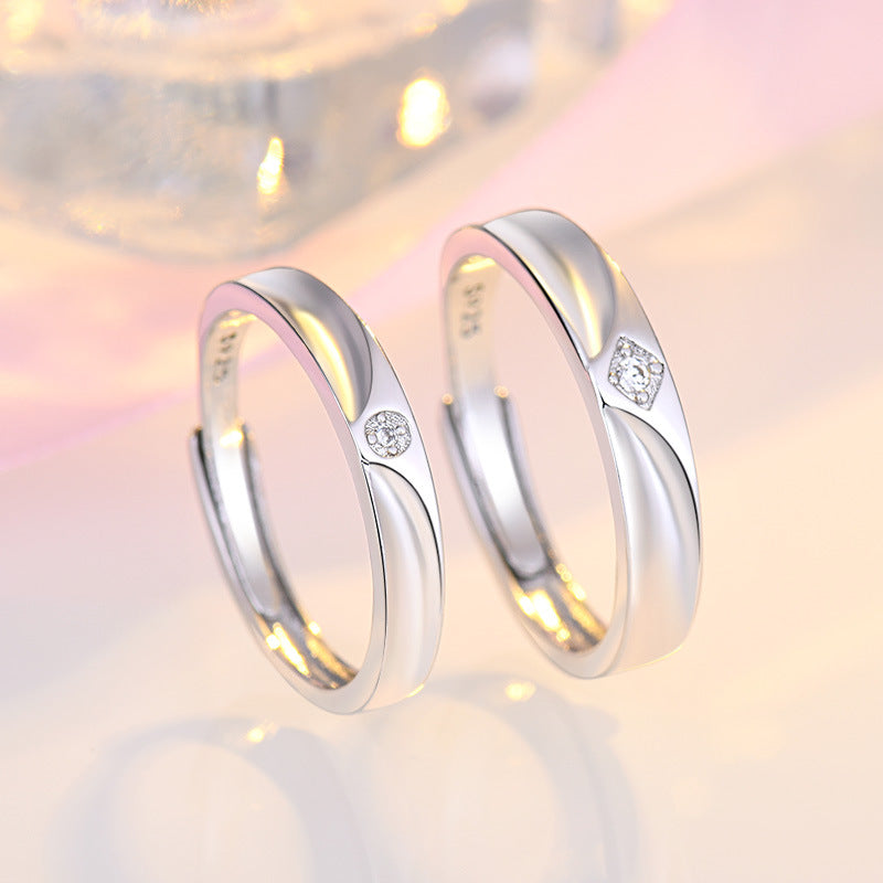 Women's & Men's & Simple Personality And Fashionable Romantic Rings