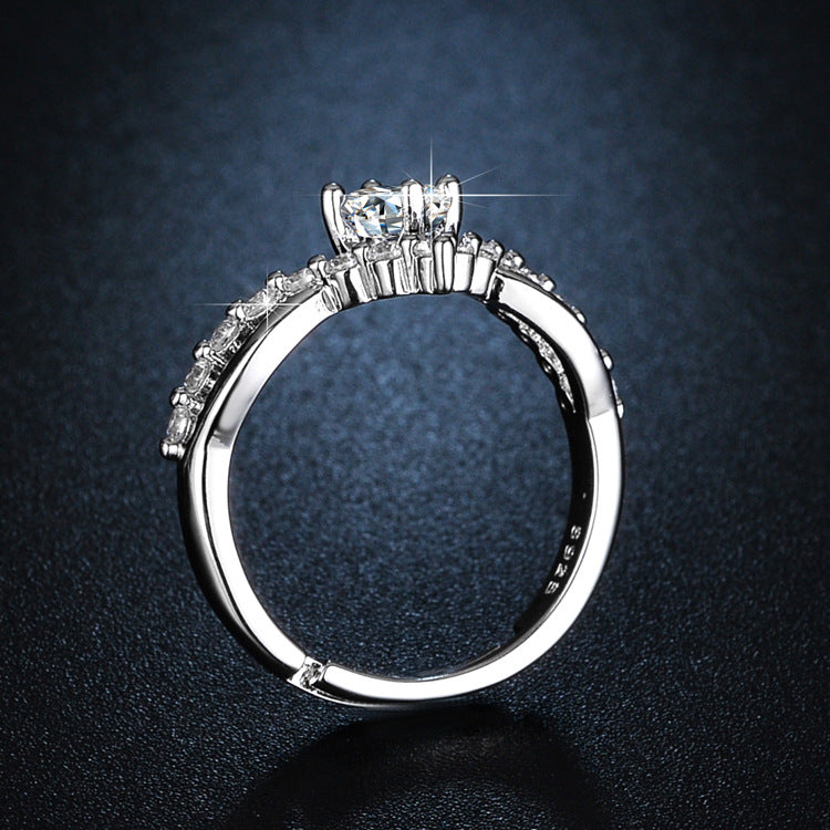 Women's Broadcast Karat Coronation For Love Imitation Rings