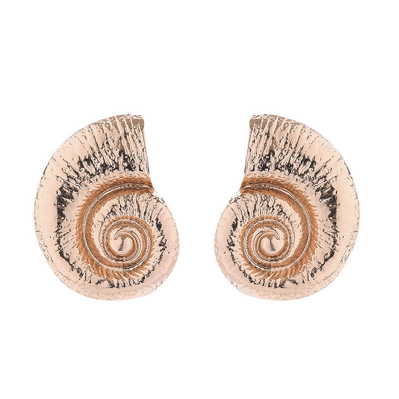 Personality Beach Vacation Style Conch Trendy Earrings