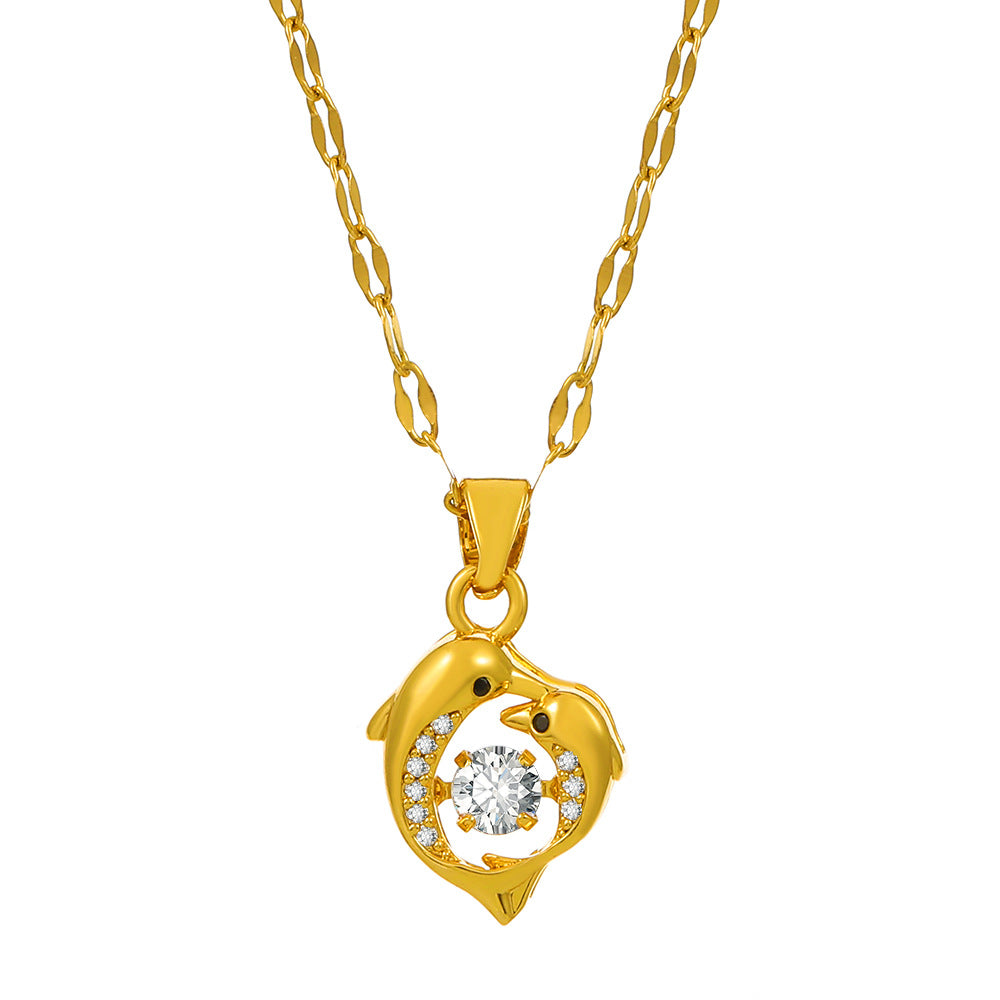 Fashion Temperament Languages Love You Clavicle Necklaces