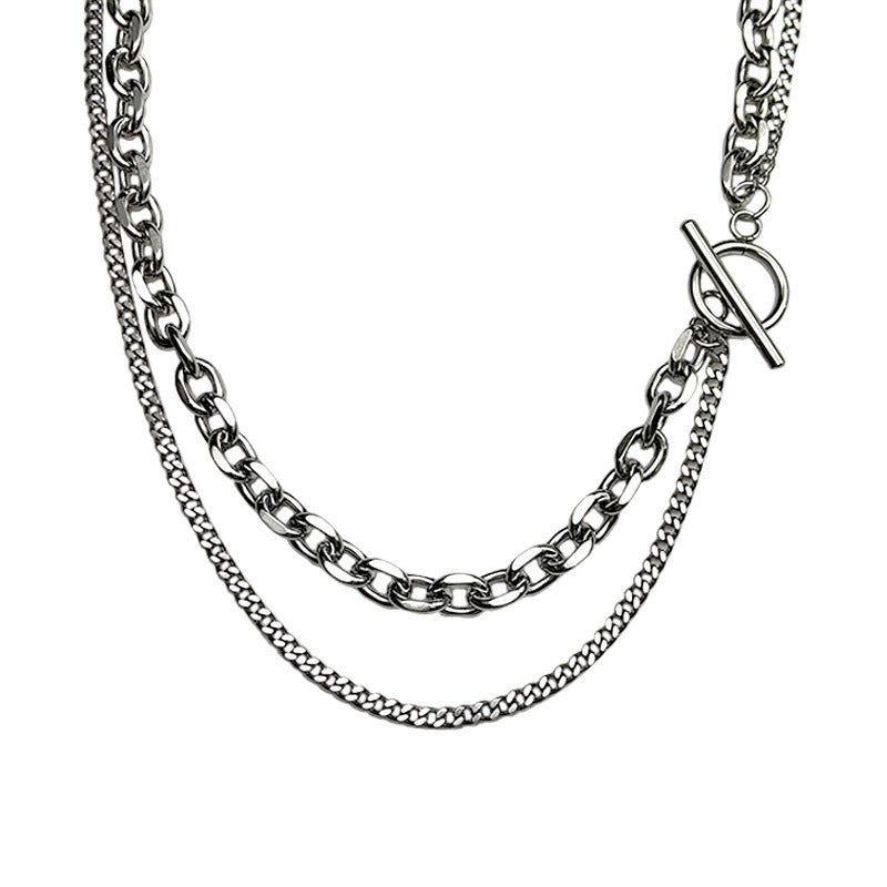 Simple Metal Chain Trendy Street Cold Necklaces