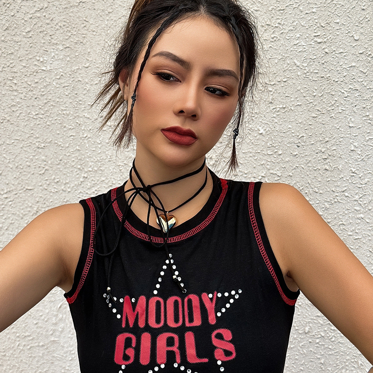 Pull Sweet Cool Punk Personality Retro Necklaces