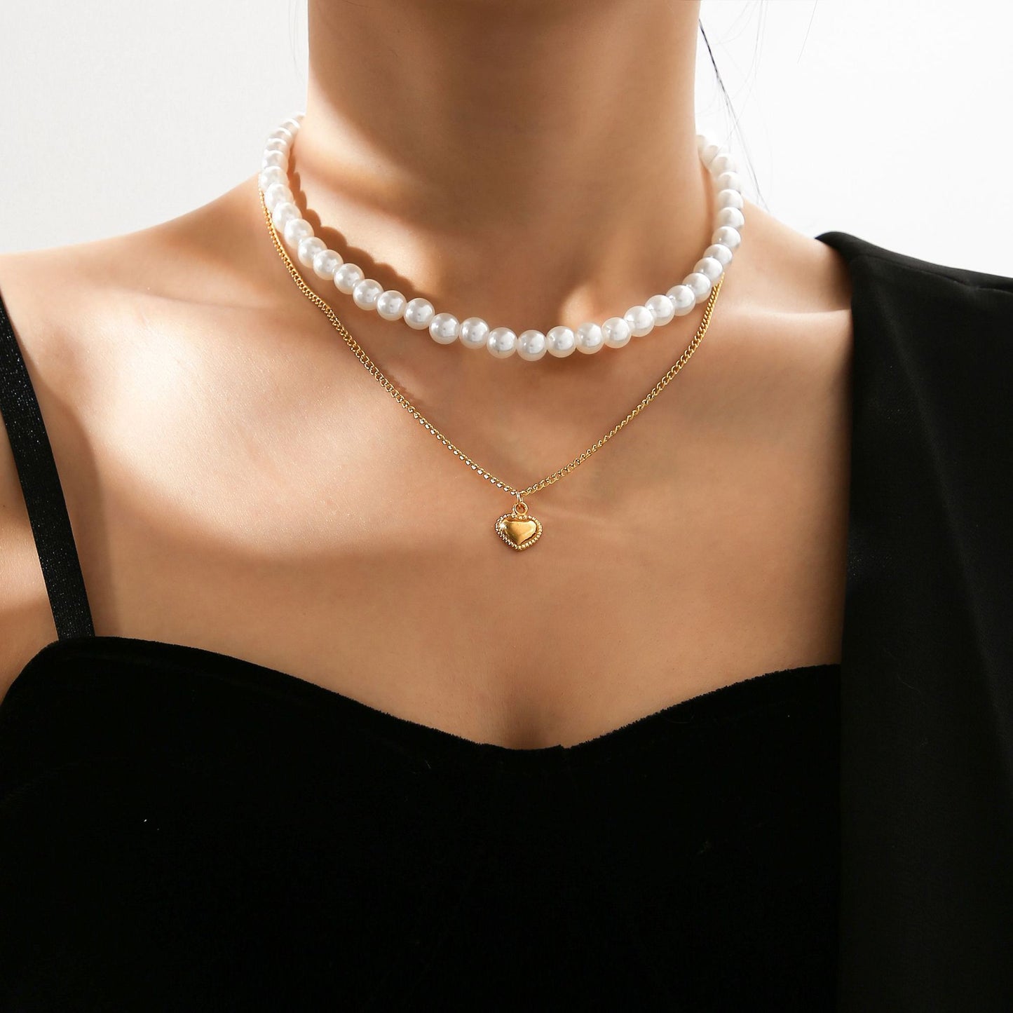 Style High-grade Cold Clavicle Chain Pearl Necklaces