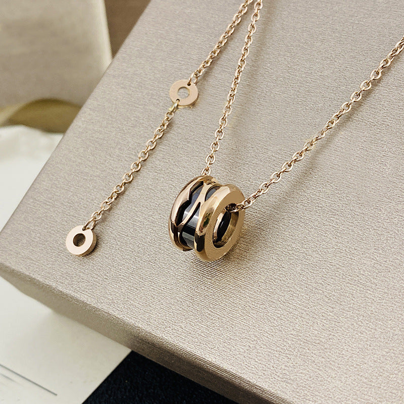 Colliers en céramique pour femmes et hommes, Version haute, plein de diamants, petite taille, printemps
