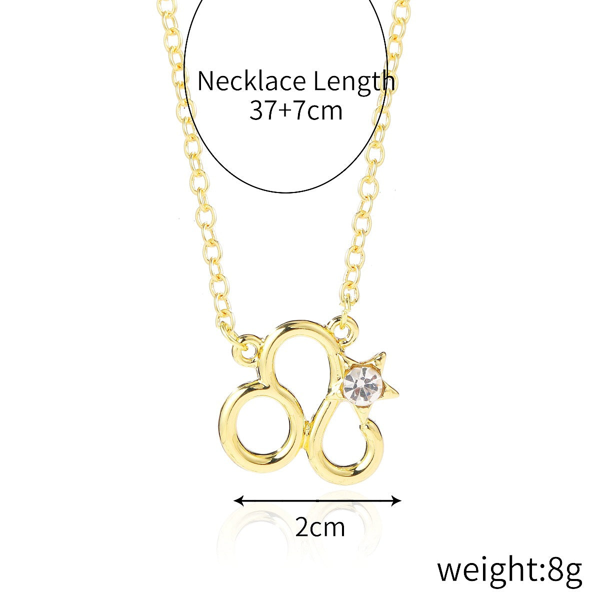 Style Simple Accessories Design Zircon Constellation Necklaces
