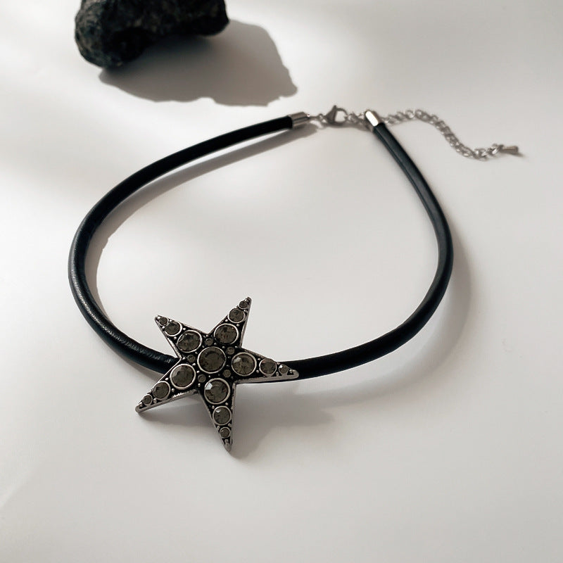 Niche Hip Hop Clavicule Chaîne Colliers Doux