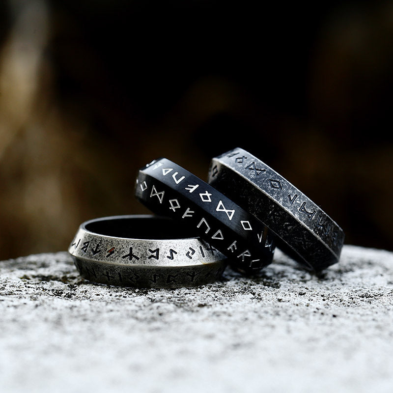 Women's & Men's & Fashion Stainless Steel And Retro Rings