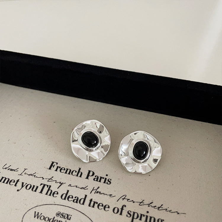 Metall Female Design Sense Nische Einfache personalisierte Ohrringe