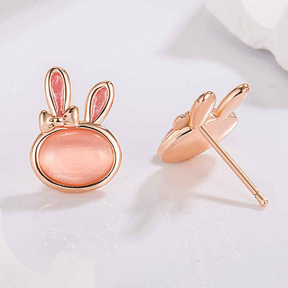 Special Interest Light Luxury Ear Bunny Simple Earrings