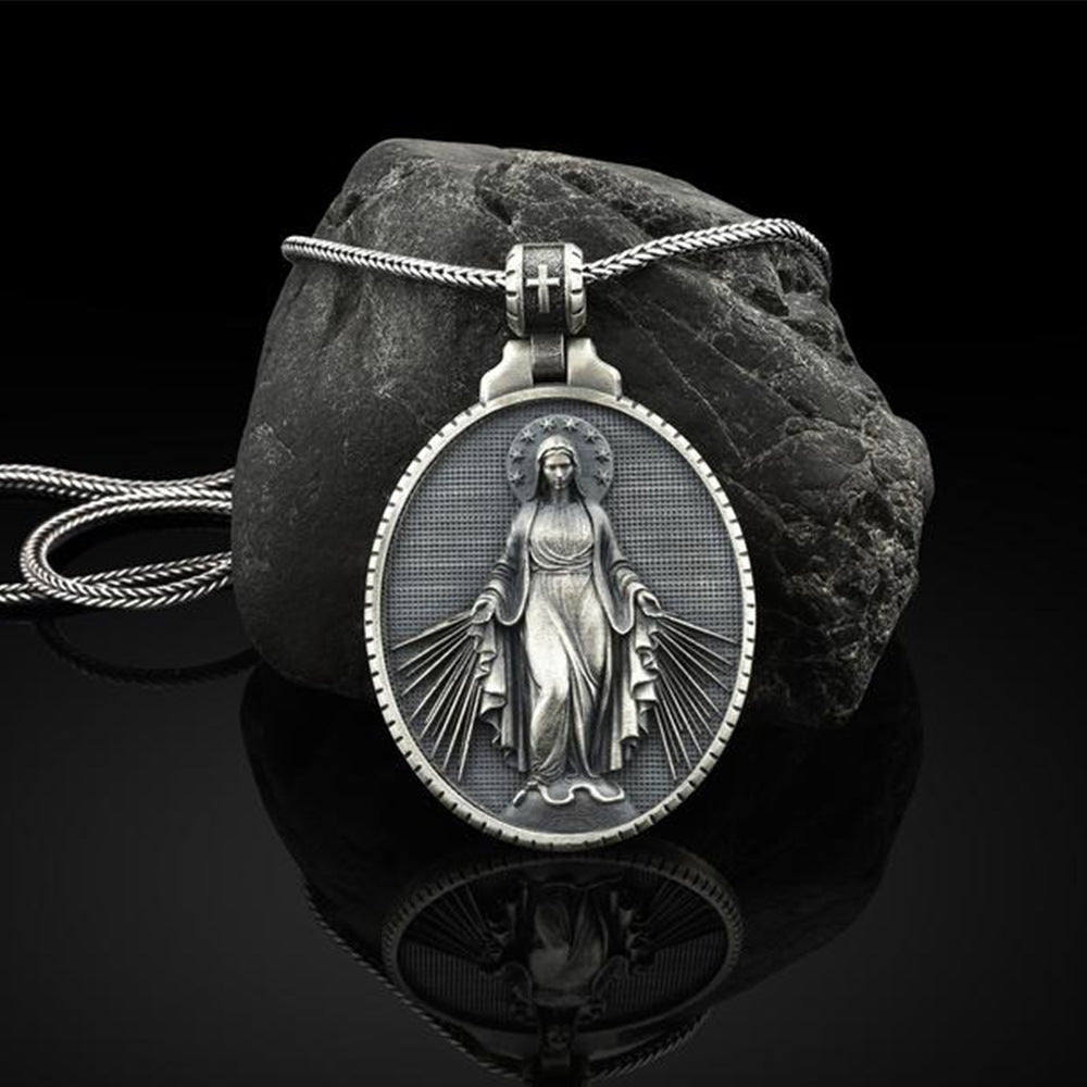 Pendentif médaille commémorative et colliers pour femmes, hommes et Vintage