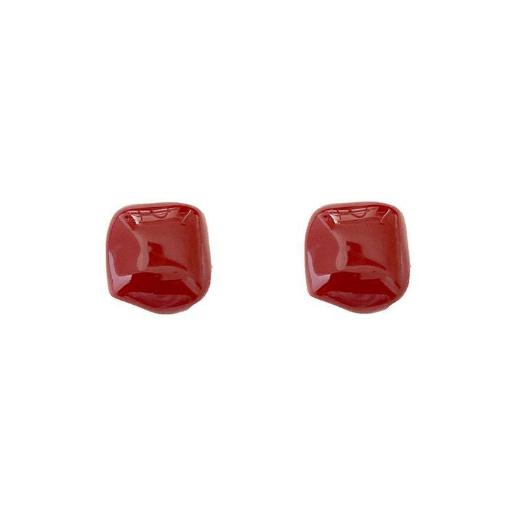 Women's Red Square Sweet Elegance High-grade Western Earrings