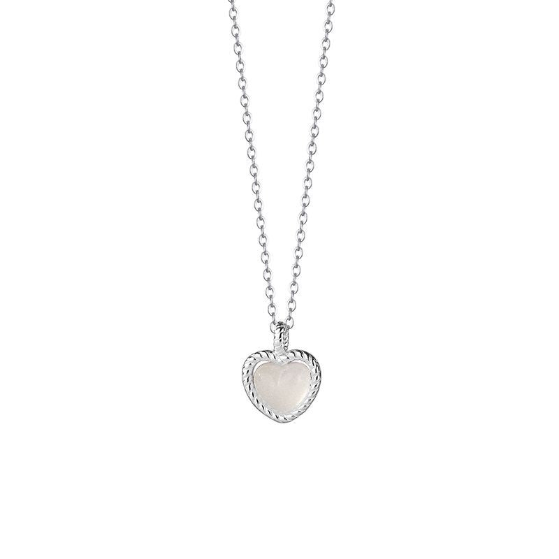 Colliers de clavicule de luxe légers en agate blanche, intérêt spécial