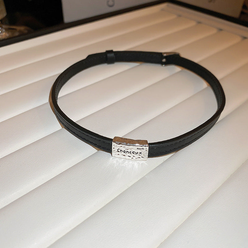 Niche Hip Hop Clavicule Chaîne Colliers Doux