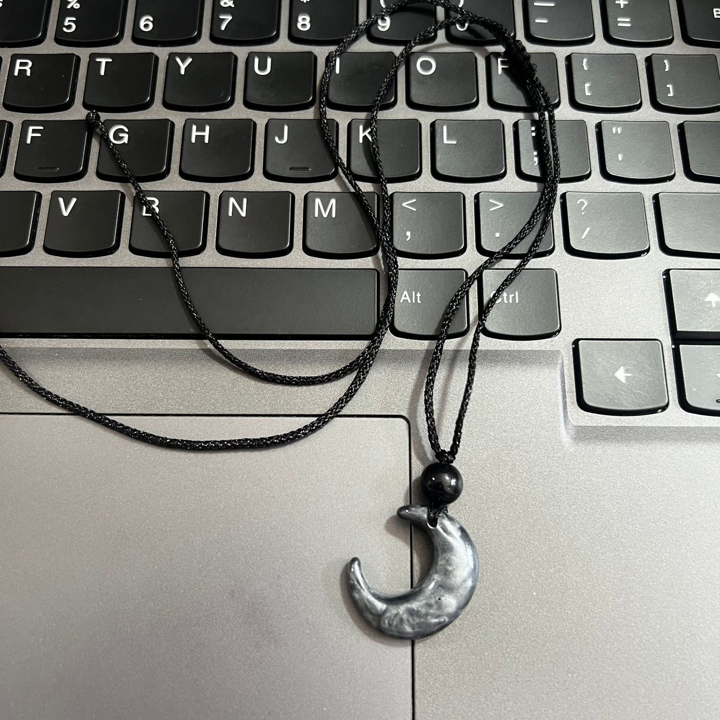 Moon Black Cat Eye National Style Necklaces