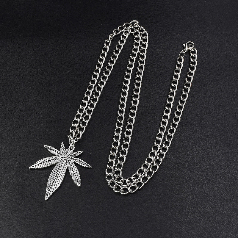 Pendant Female Maple Leaf Male And Necklaces
