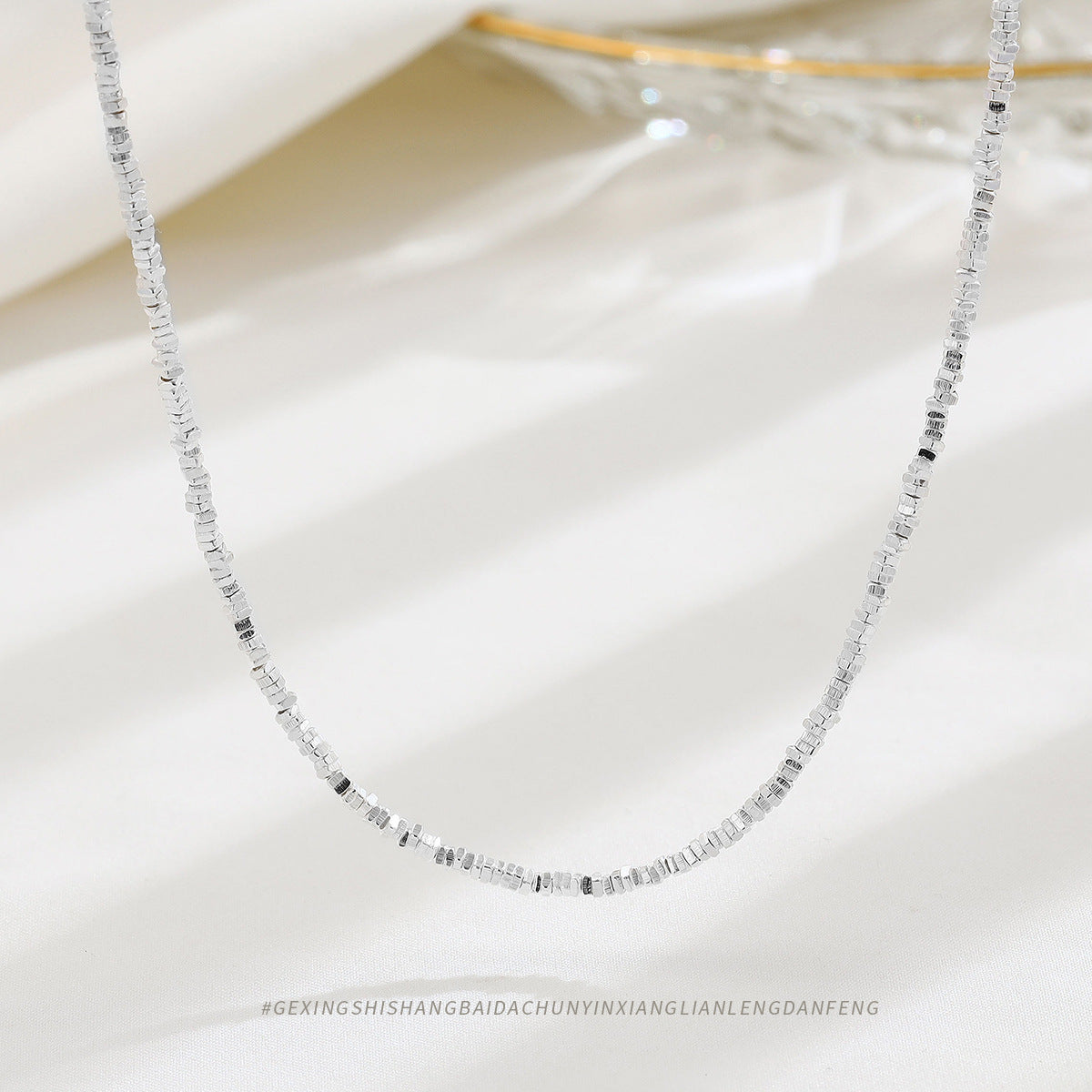 Square Small Pieces Of Temperamental Minority High-grade Ornament Necklaces