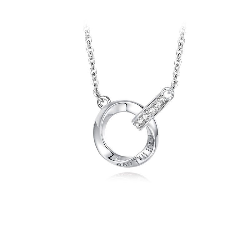 Women's & Men's & Couple Long-distance Love Commemorative Gift Necklaces