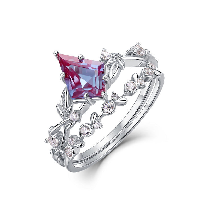 Beliebte Alexander Stone Sterling Silber Hohe Ringe für Damen