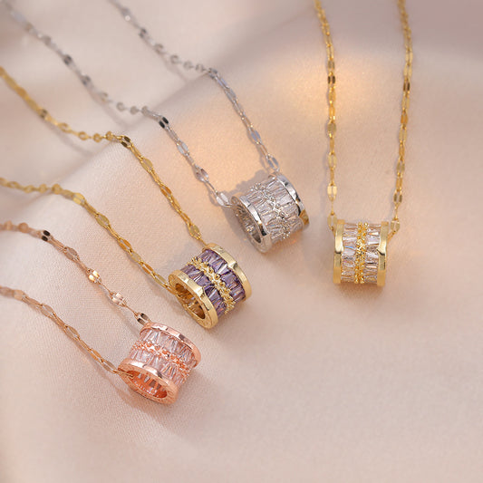 Women's Steel Big Thin Waist Niche Design Clavicle Necklaces