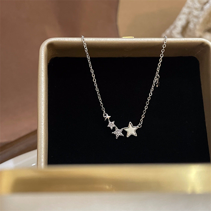Colliers de clavicule pour femmes, hommes et doux et Cool, étoiles de fleurs, cœur pour conception de niche