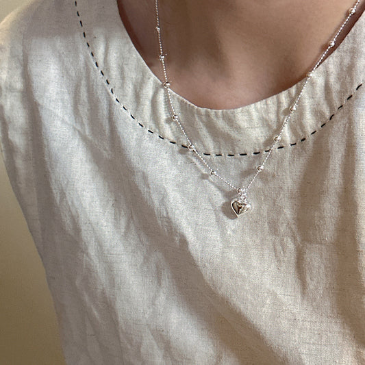 Sier Love Sweet Cool Wear Ornament Necklaces