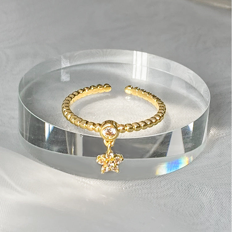 Aloofness Style Open Female Simple Personality Rings