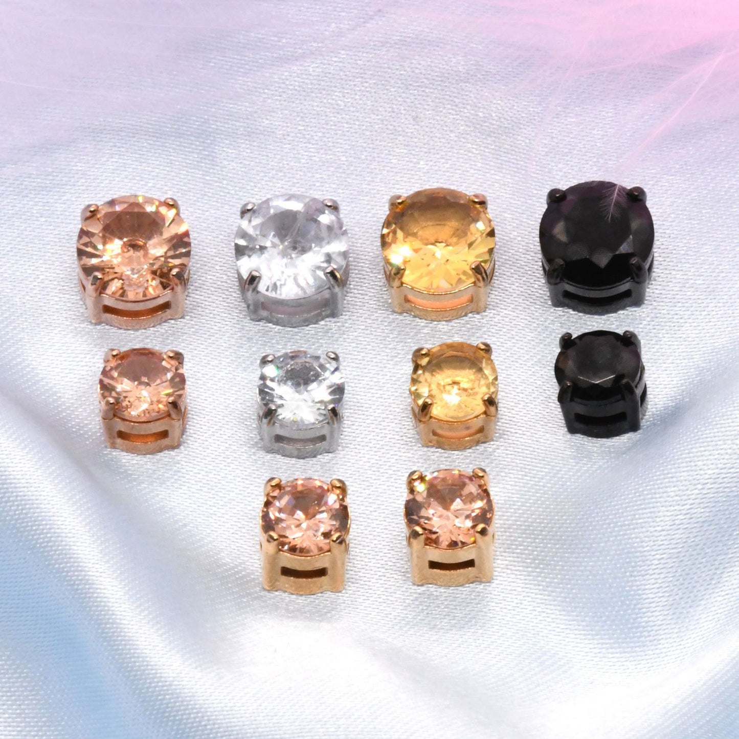 Zircon Ear Clip Bone Piercing Jewelry Earrings