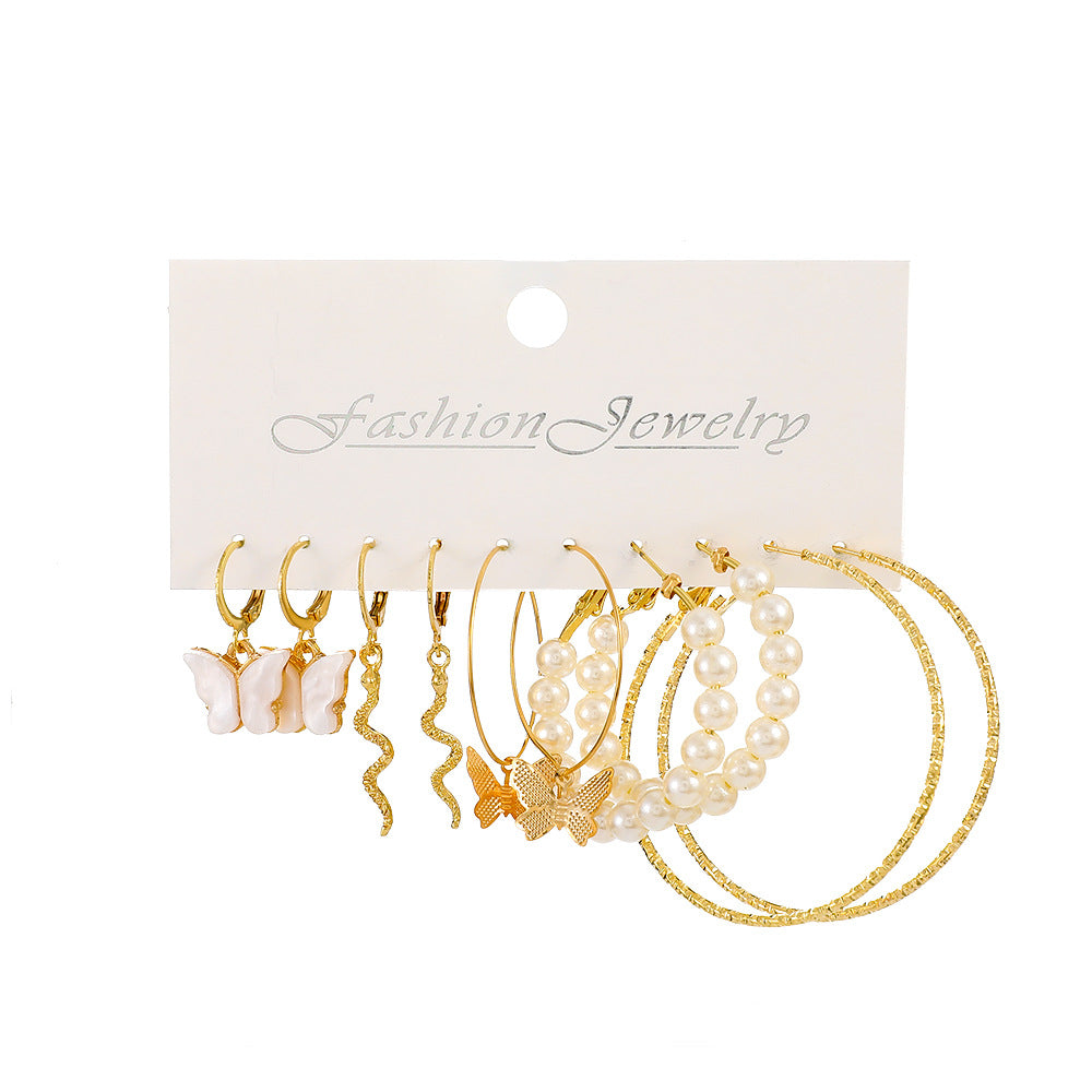 Women's Suit Exaggerated And Personalized Creative Geometric Earrings