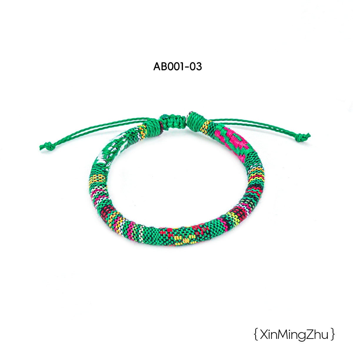Bohemian Ethnic Style Colored Friendship Fabric Bracelets
