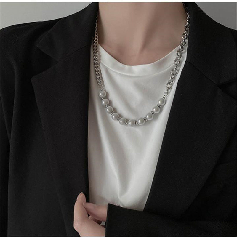 Colliers simples pour femmes, hommes et hip hop, mode de luxe abordable, minorité