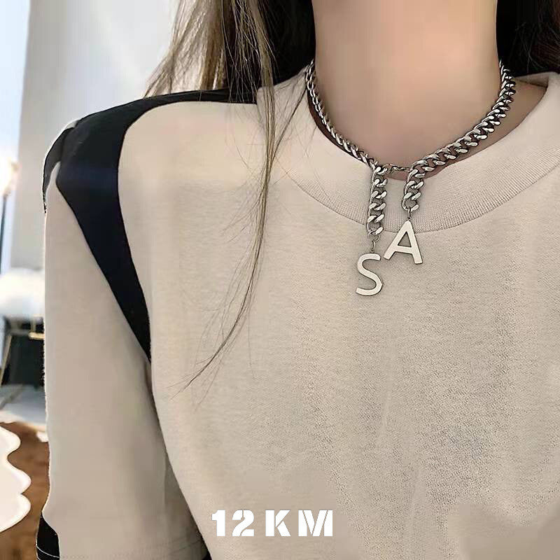 Women's Trend Cool Light Luxury Titanium Steel Necklaces