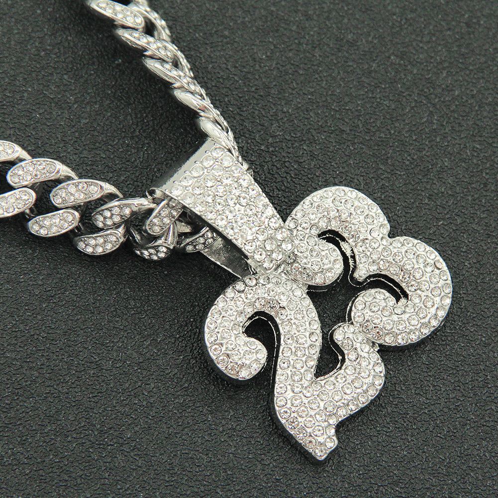 Pendentif pour hommes Hip Hop personnalisé Bubble Bar colliers