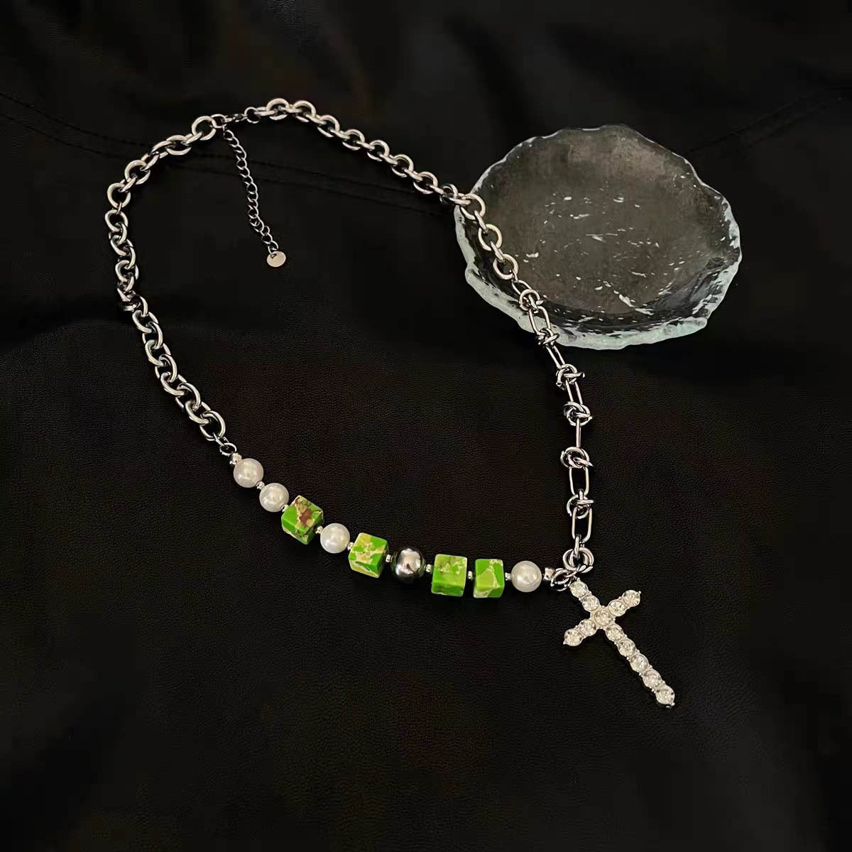 Colliers de clavicule de style unisexe hip hop pour femmes, hommes et pendentifs