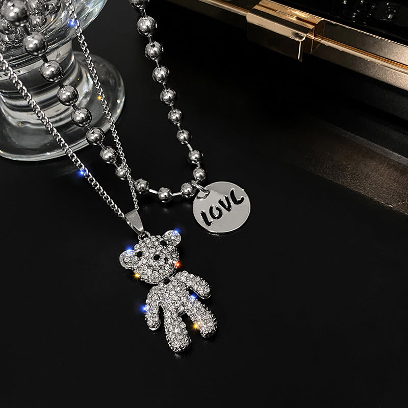 Women's Bear Autumn Tide Clavicle Chain Hip Necklaces