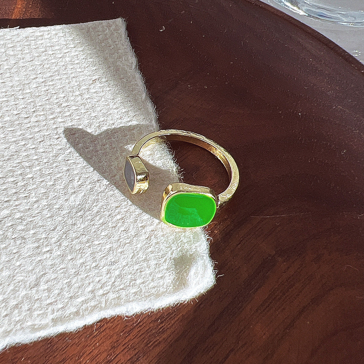Design High-grade Light Luxury Open Adjustable Rings