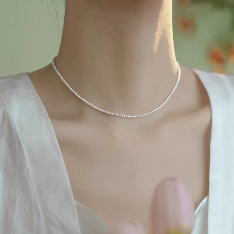 Colliers simples d'été de haute qualité pour femmes, luxe léger, minorité