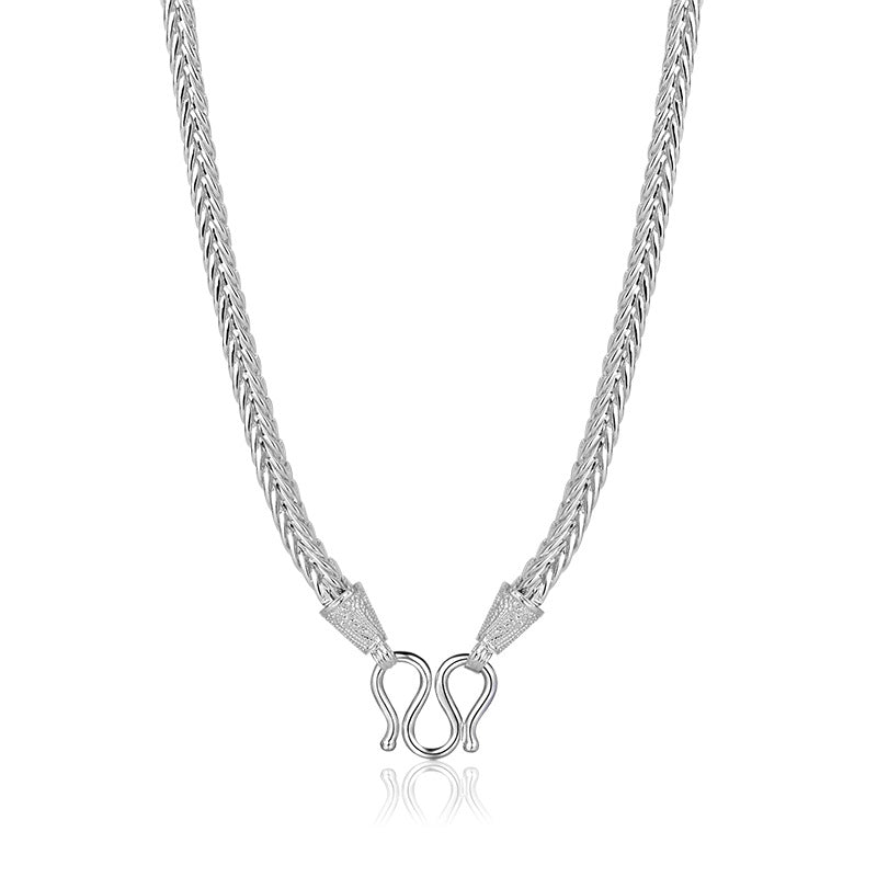 Men's Unique Snake Head Chain Trend Solid Fashion Bones Necklaces