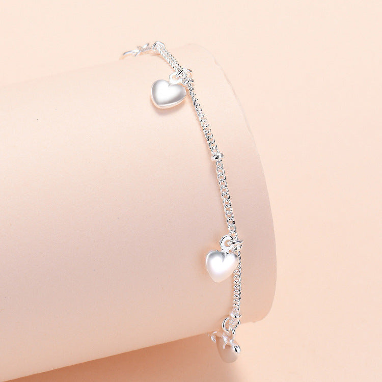 Jewelry Sier-plated Bell Love Star Flower Bracelets