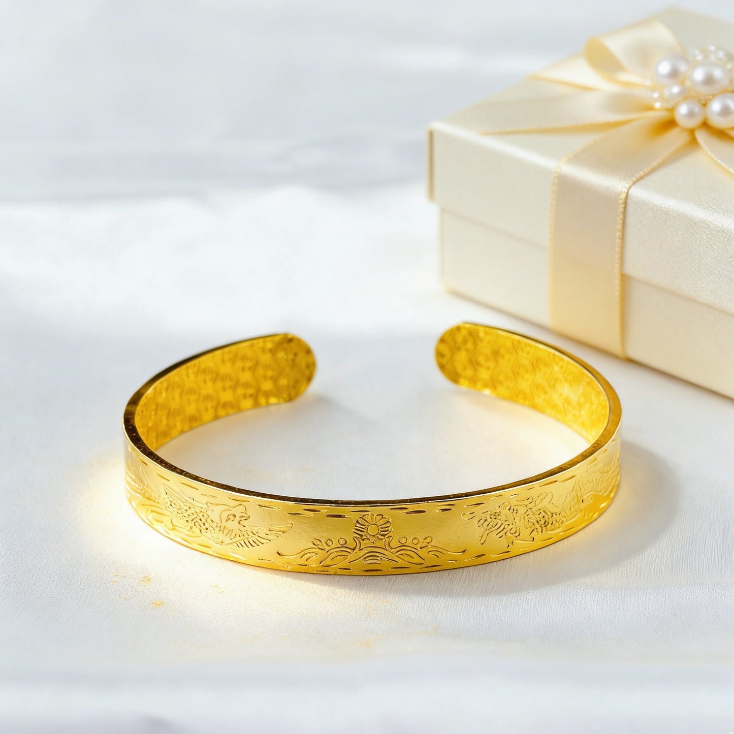 Women's Opening Imitation Dragon Phoenix Wedding Light Luxury Chinese Heritage Bracelets