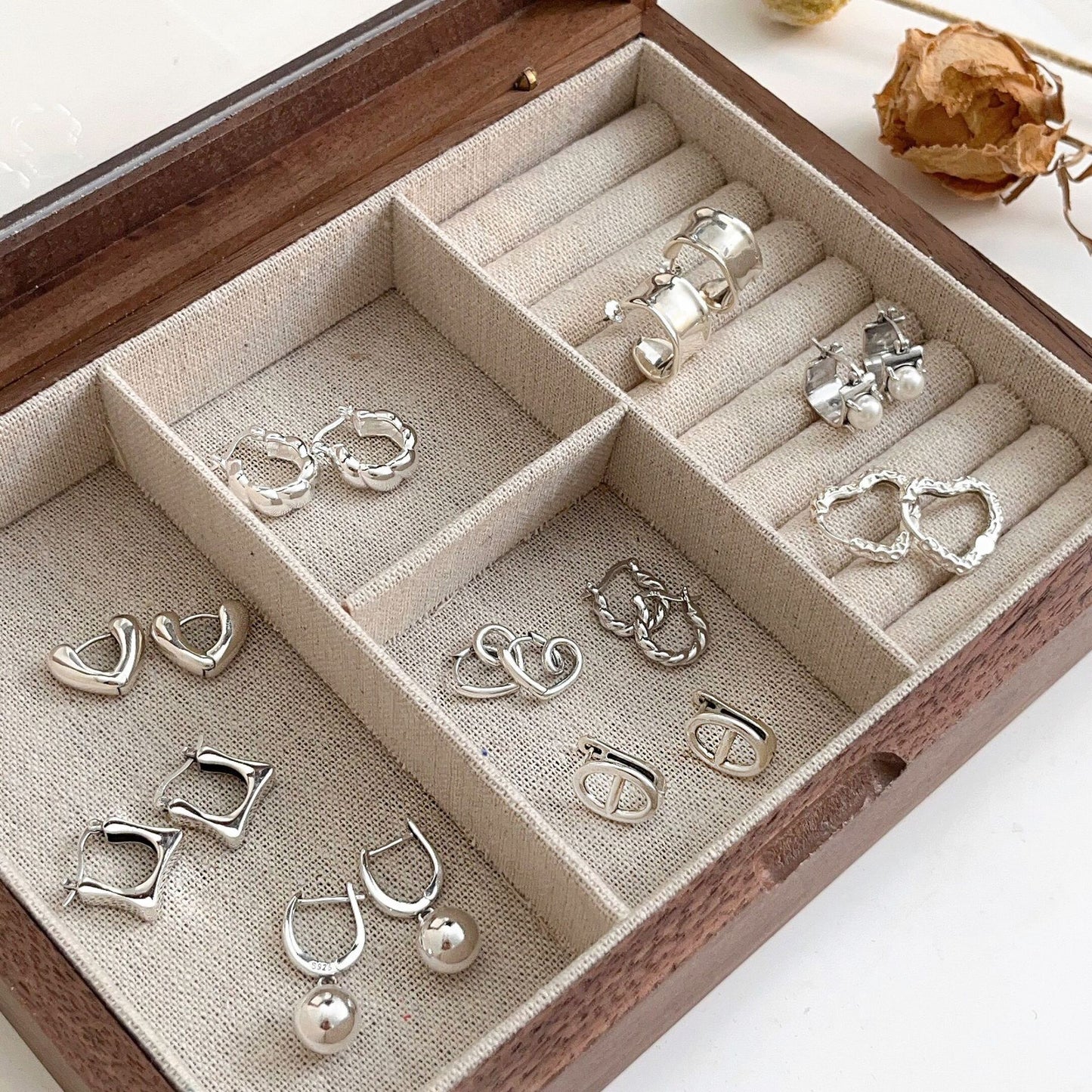 Women's Sterling Live Broadcast Fashionable High Sense Earrings